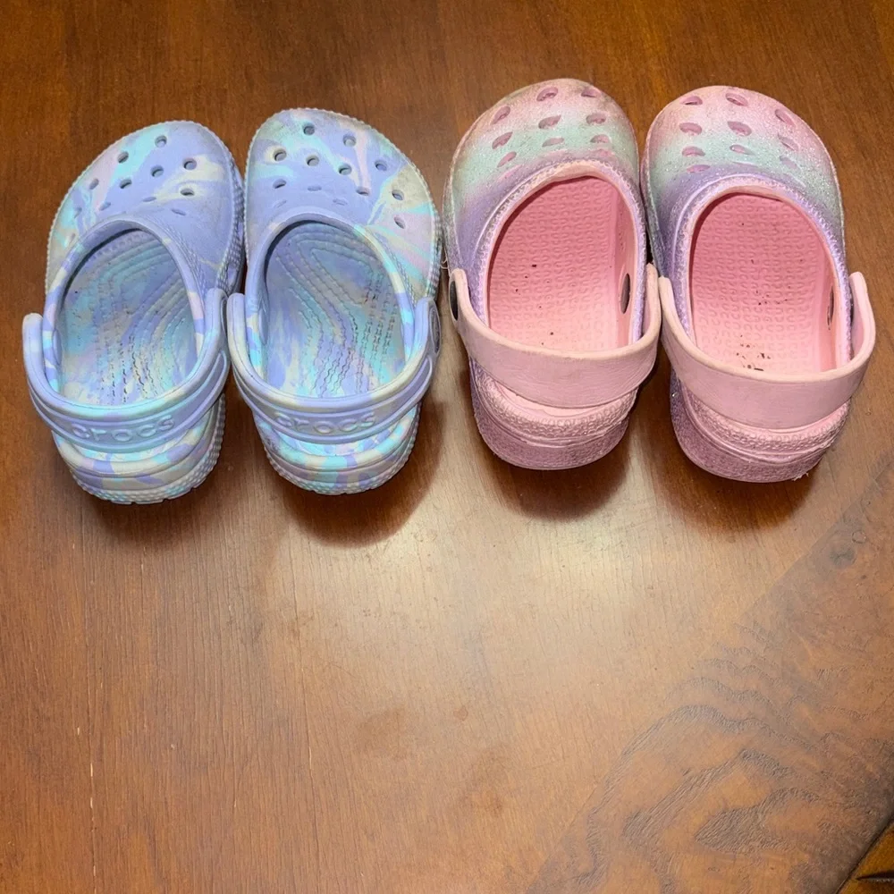 CROCS Kids Iridescent Water Shoes